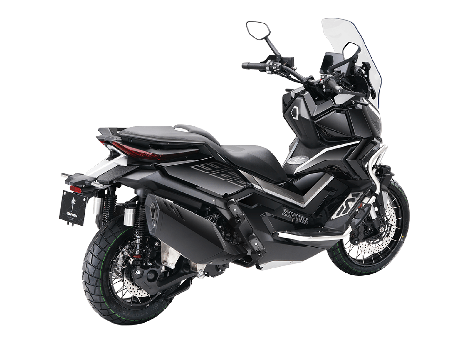 Максискутер ZONTES ZT368-G Black